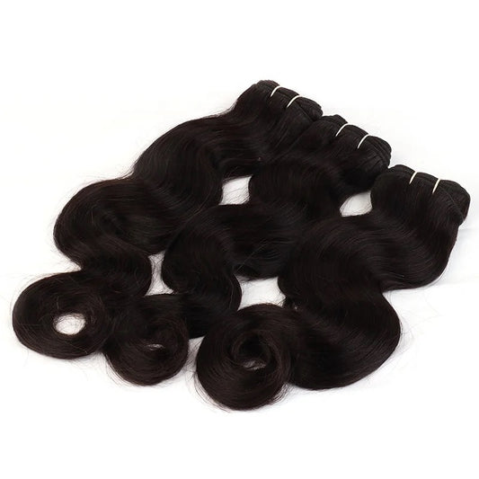 #1B Black Body Wave 1 Bundle Grade 12A 100% Brazilian Virgin Human Hair Bundles 100g/Pc Double Wefted